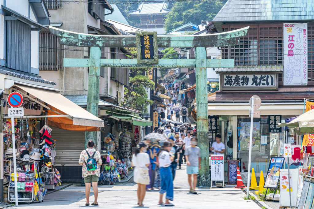 Benzaiten Nakamise Street